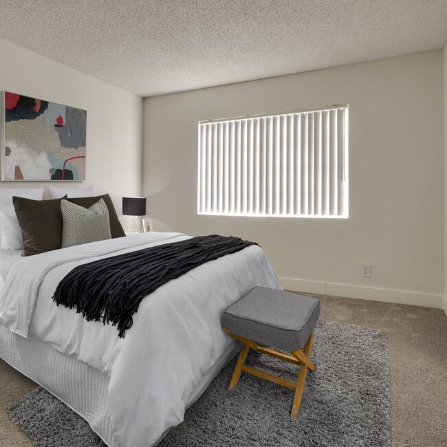 Guest Bedroom Staged (All Layouts) - Beverlywood Luxury Apartments