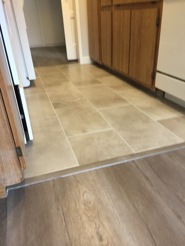 New kitchen floor - 8665 Lake Murray Blvd