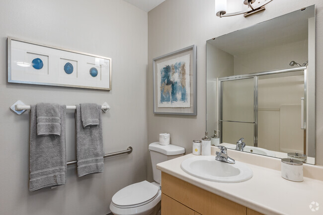 1 BR, 1 BA - B1 - 549SF - Baño principal - Marion Woods