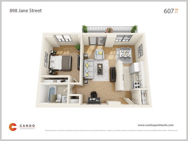 Plan d'étage - 898 Jane St