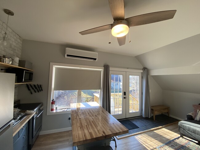 South facing window/door gets all day sunlight - 124 Meacham St