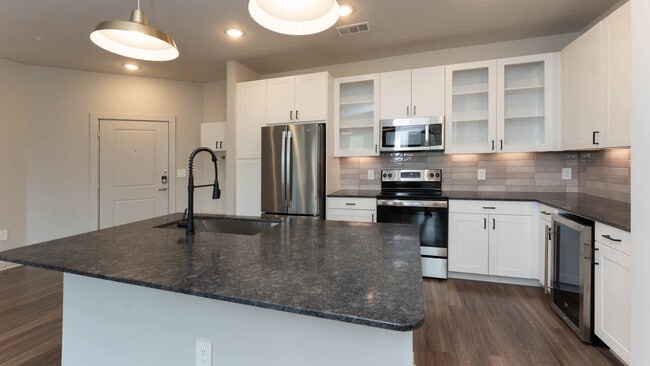 Kitchen with Stainless Steel Appliances - Trailwinds Grapevine