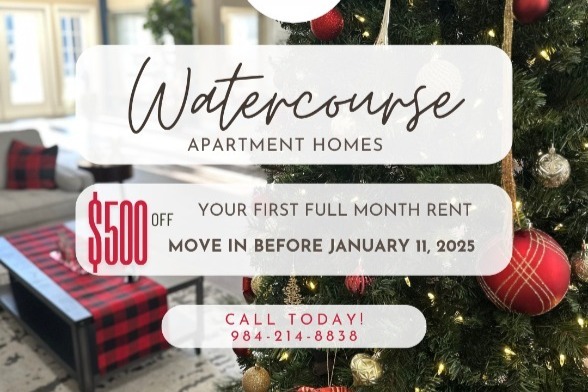 OFERTA ESPECIAL DE $500 DE DESCUENTO - Watercourse Apartments