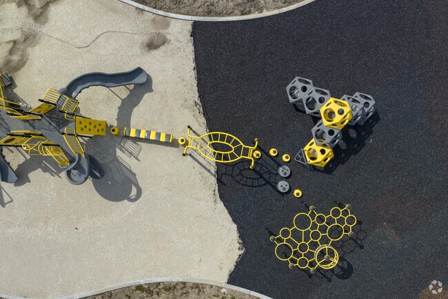Richton Park has some futuristic play equipment.