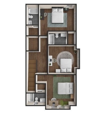 Side B 2nd Floor - 1846 Vermont St