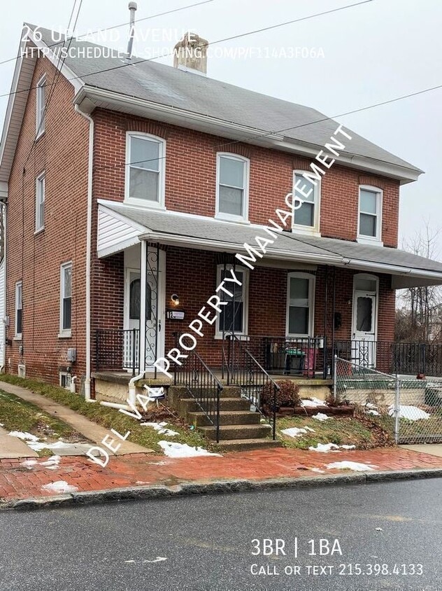 26 Upland Ave, Brookhaven, PA 19015 Townhouse for Rent in Brookhaven