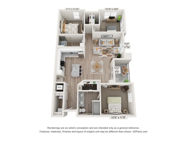 Floorplan - Citrine Apartments