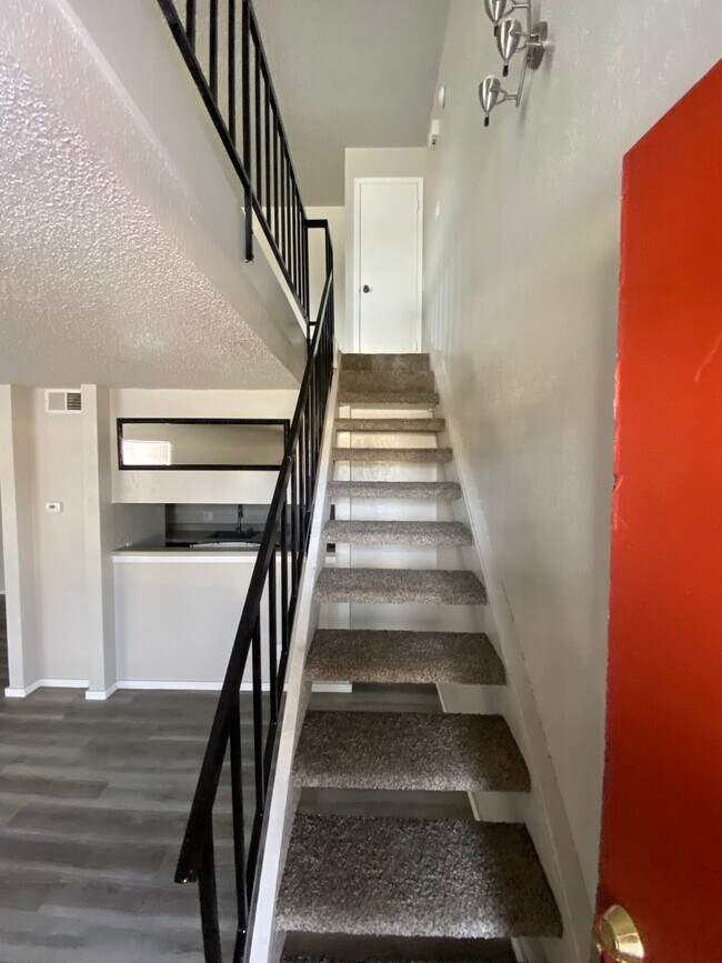 Stairs to loft bedroom - 2219 E 66th Pl