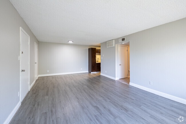 3BR, 2BA - 1,074SF - Living Room - The Meadows at Town Center