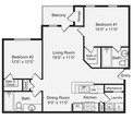 Two Bedroom Floorplan