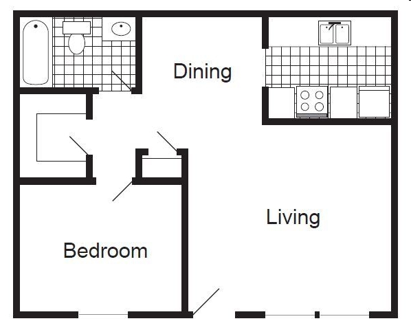 1BR/1BA - Parque De Oro