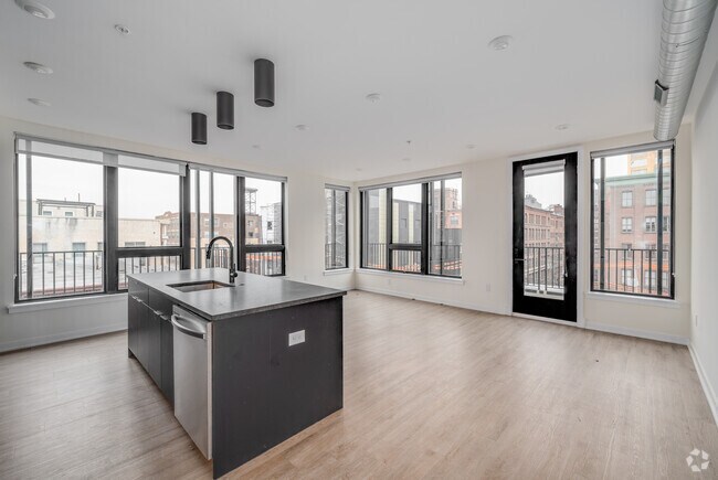 2 habitaciones, 2 baños, 111,5 m², cocina y sala de estar - Freedom Lofts