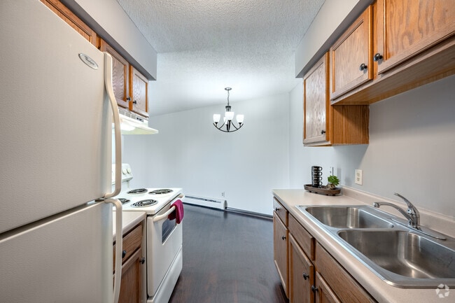 1HAB, 1BA - 750 ft² - Cocina - Northumberland Apartments