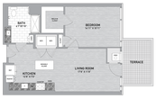 1 Bed 1 Bath-A1.1-T Type A