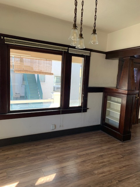 Dinning room cabinet & window - 648 W 11th St