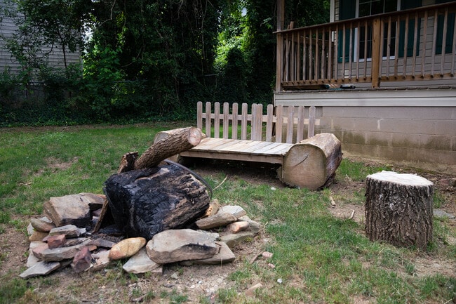 Fire pit in front yard. - 16 Townview Dr
