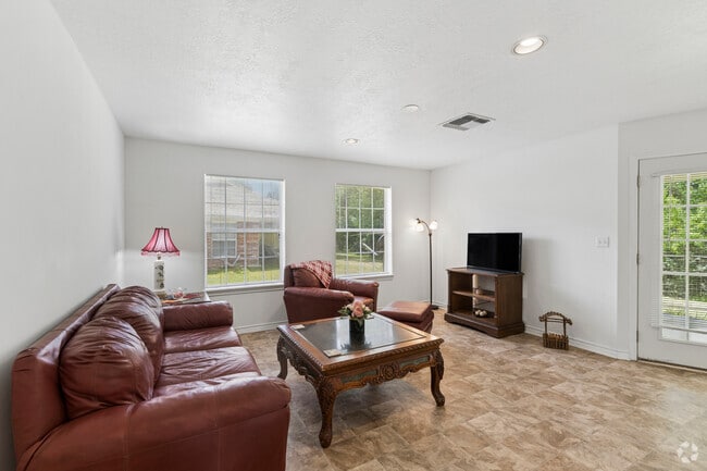2BR, 2BA - 1,145SF - Living Room - Livingston Manor