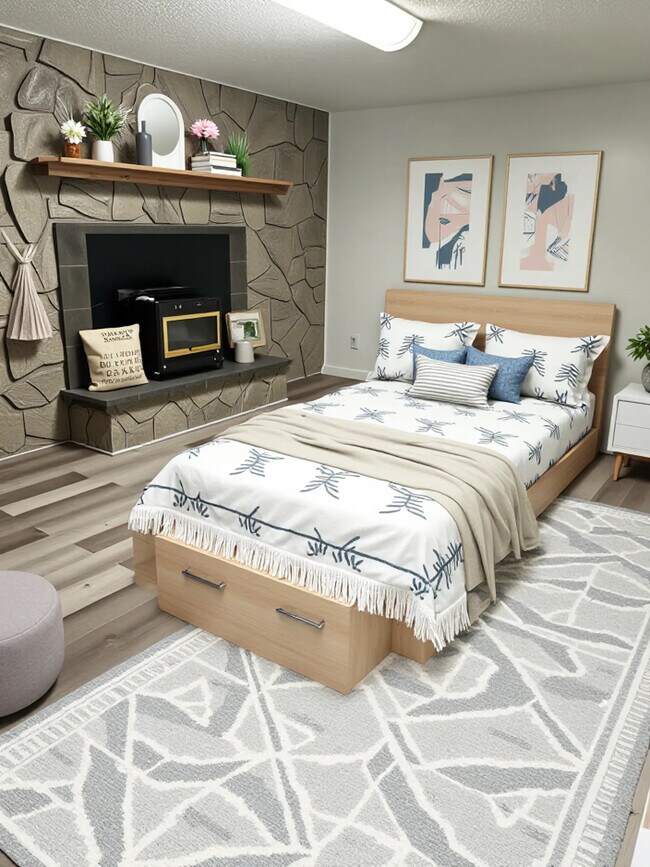 Segundo dormitorio con muebles AI - 4995 S Inca Dr
