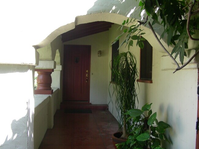 main house entry - 10764 Valley Spring Ln