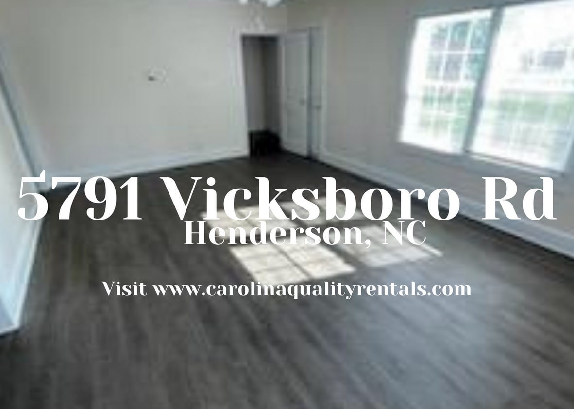 5791 Vicksboro Rd, Henderson, NC 27537 House Rental in Henderson, NC