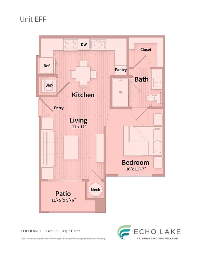 Floorplan - Echo Lake at Springwoods Village