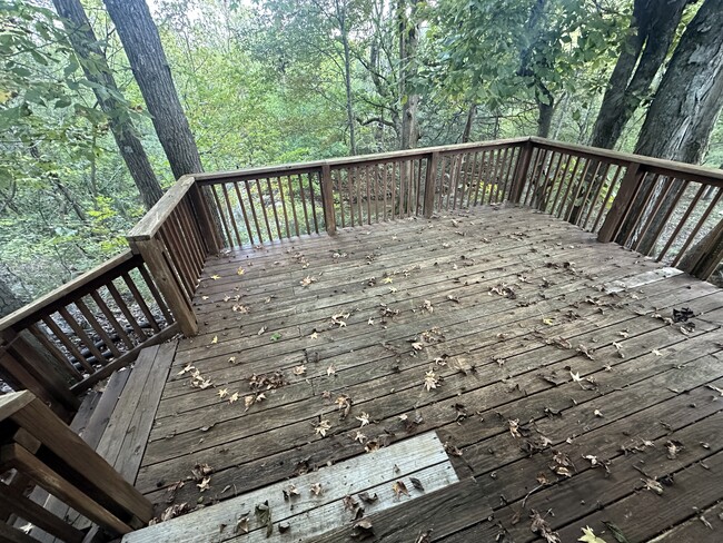 Side Deck with view of creek - 8410 Asheville Hwy