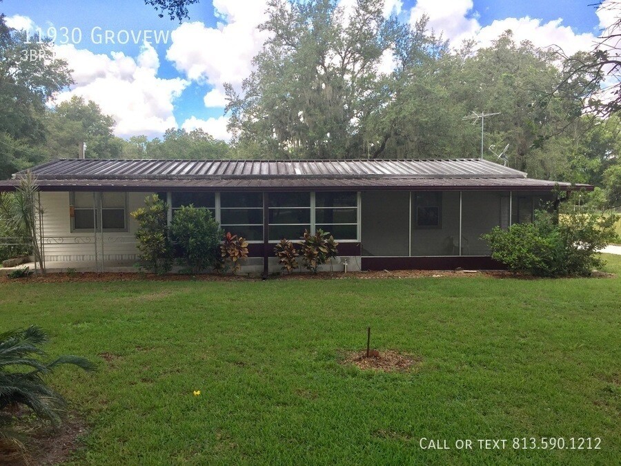 Spacious 3/2 with HUGE garage House Rental in Thonotosassa, FL