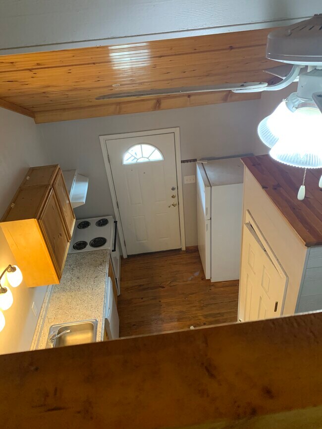 Kitchen from the loft - 1112 Cardinal St #105