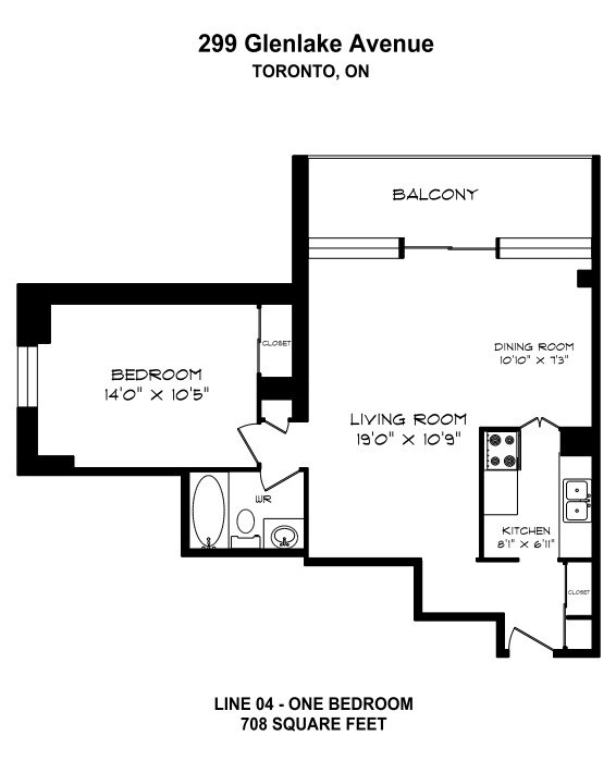 Plan d'étage - Glenlake Avenue