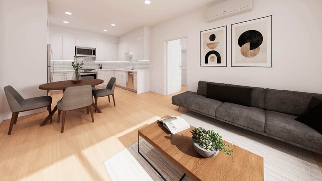 Living Room with Hard Surface Flooring - Alborada