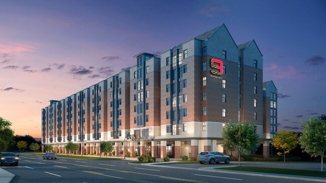 Property Exterior Rendering - Nine at College Park