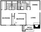 Two Bed / Two Bath