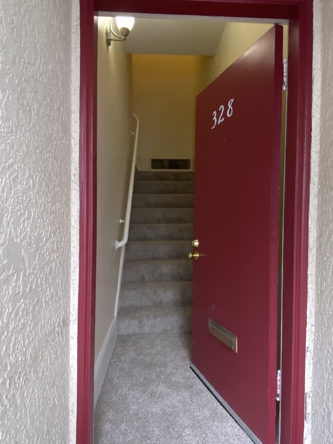 Entry door and stairs - 328 Utah St