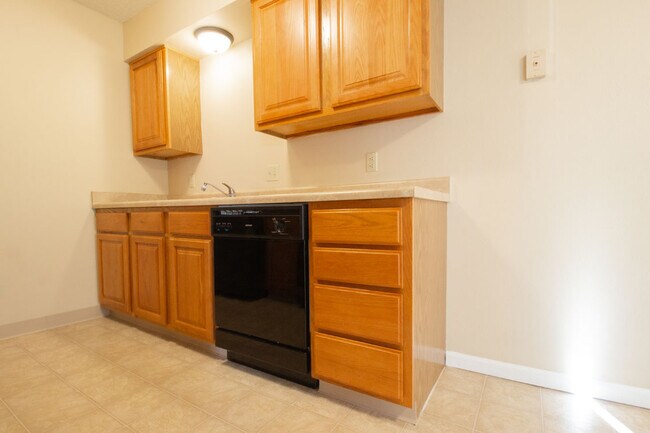 Cocina en los apartamentos Crystal Ridge en Davenport, Iowa. - Crystal Ridge Apartments & Townhomes
