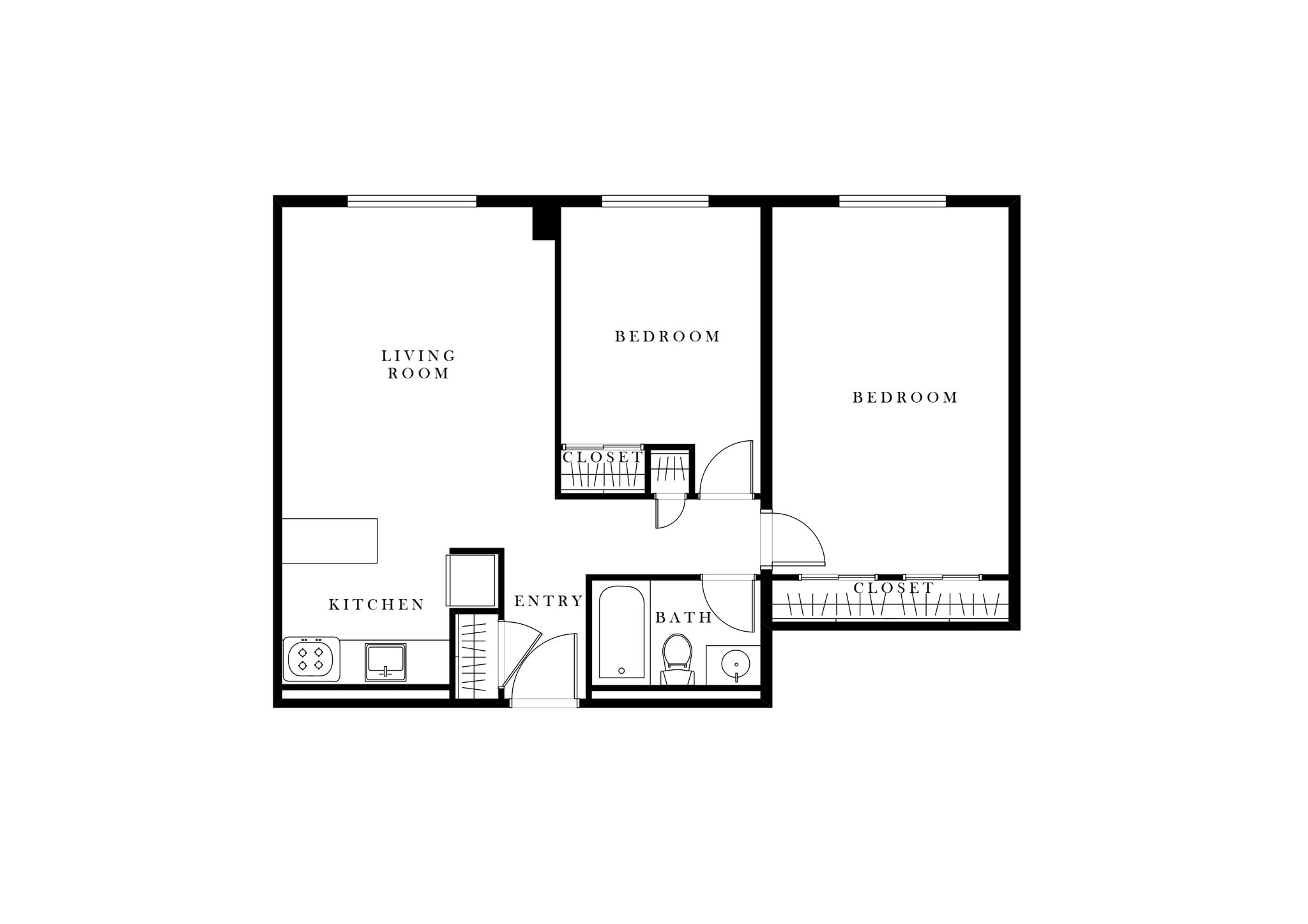 Euclid Hill Villa – Two Bedroom, One Bath