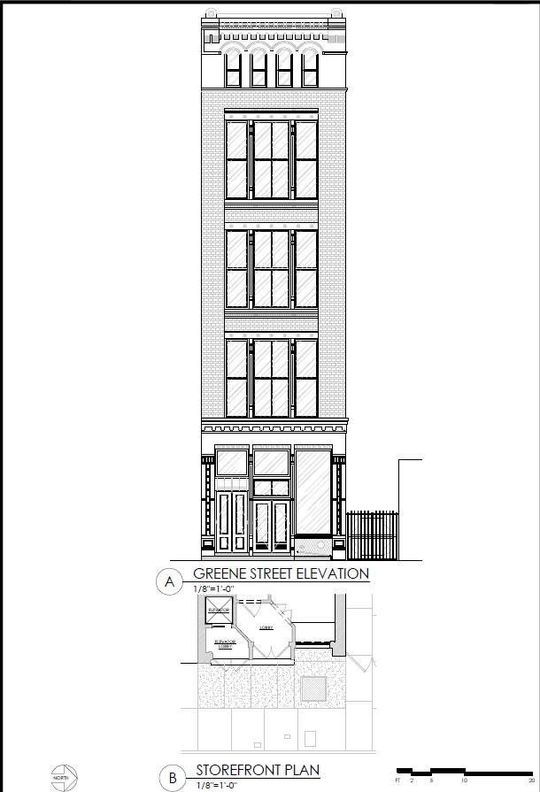 Elevation - 113 Greene St