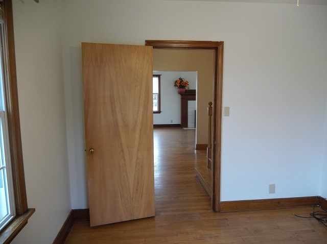 View from office of entry hall, living room. Hardwood floors throughout! - 742 E Ford Ave