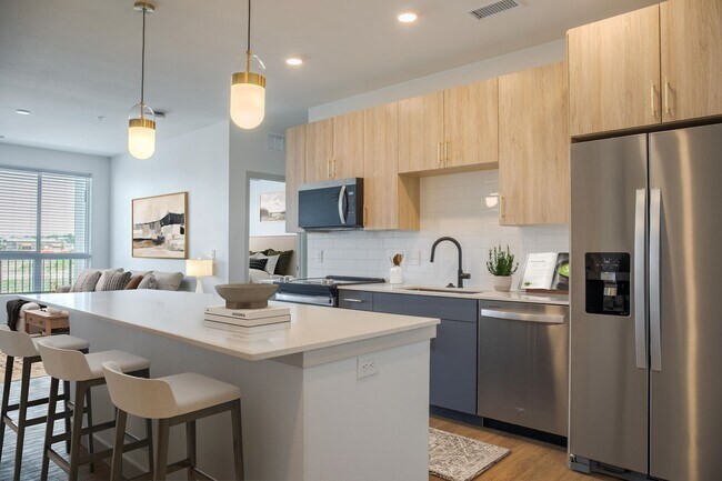 Cocina e isla - Gables Angeline