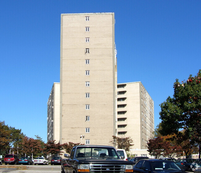 View from the south - Harborview Towers