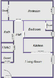 Plano de planta - Lexington Village