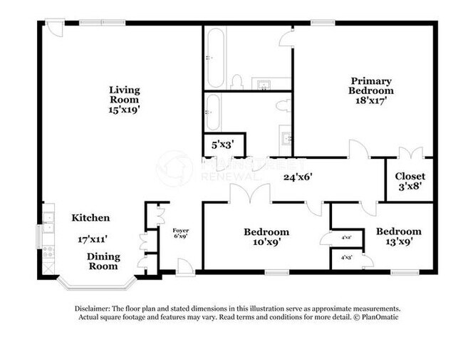Foto del edificio - 3 Bedroom Pet-Friendly Home in Louisville, KY with Main Street Renewal