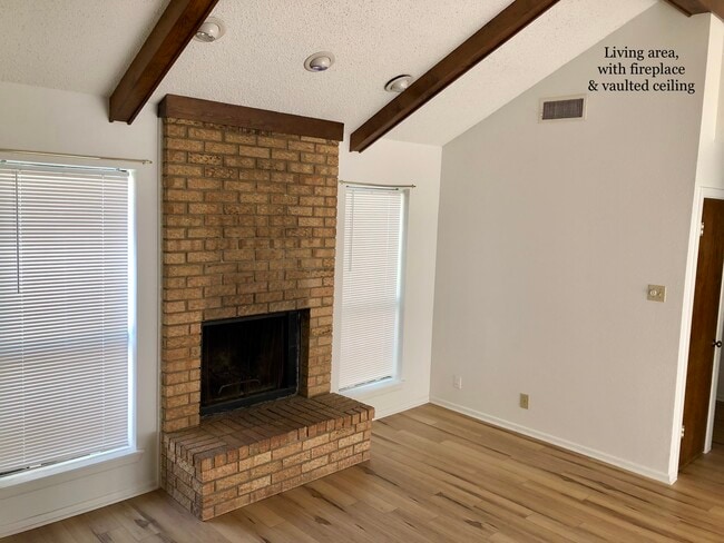 Spacious Living Room with Fireplace - 6428 Amber Dr