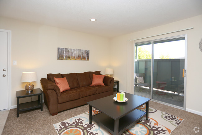 Model Unit, Living Room, Another View - Birdcage Village