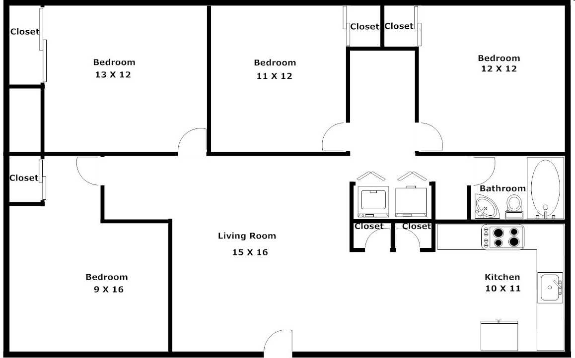 4HAB/1BA - Pine Forest Homes