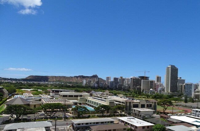 From Living Room Patio - 2439 Kapiolani Blvd