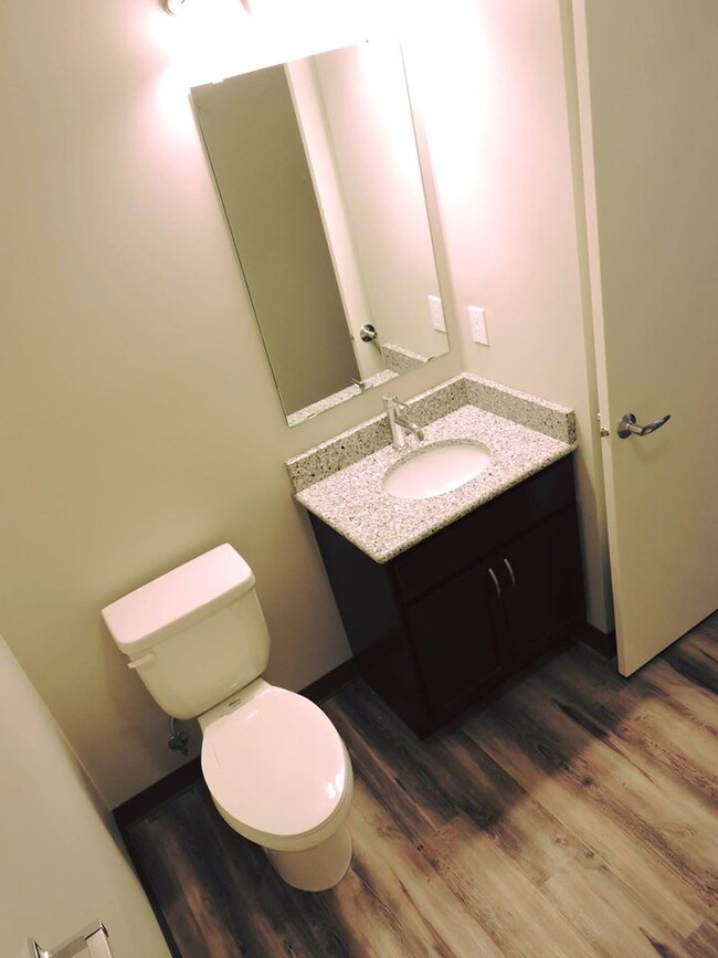 Village Apartment Bathroom - Village Apartments of Superior