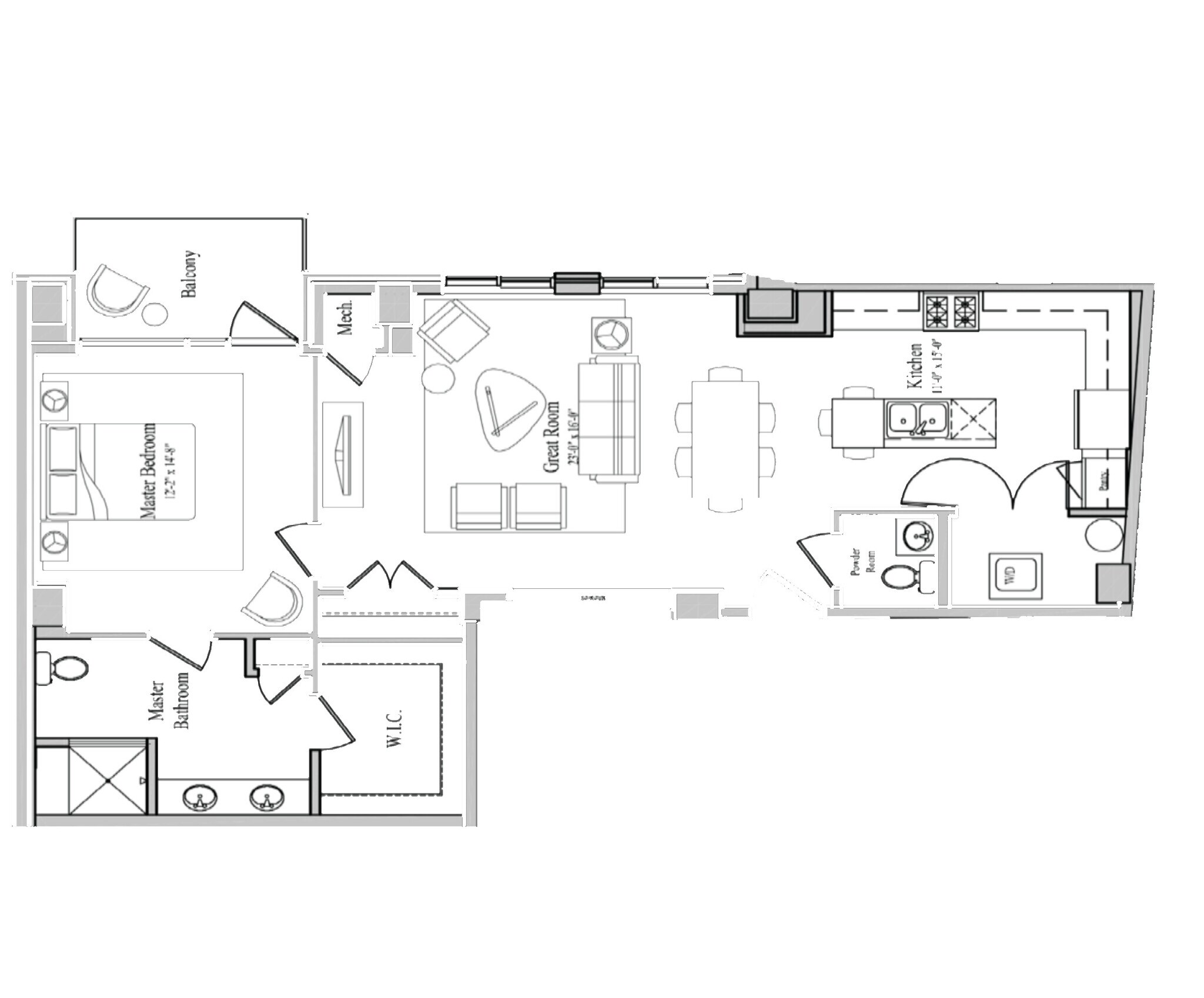 The Avenue District Apartments – Phase I - Floor Plan 08