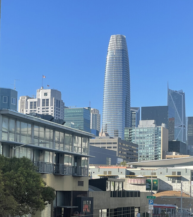 Veiw of downtown from the balcony - 855 Folsom St