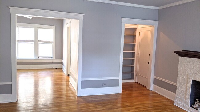Living room toward dining room - 1129 Maple Ave