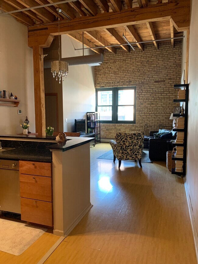 Walking into the condo - 400 N 1st St